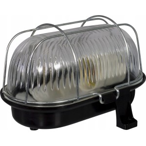 DPM Oprawa kanałowa 1xE27 40W IP44 metalowa czarna