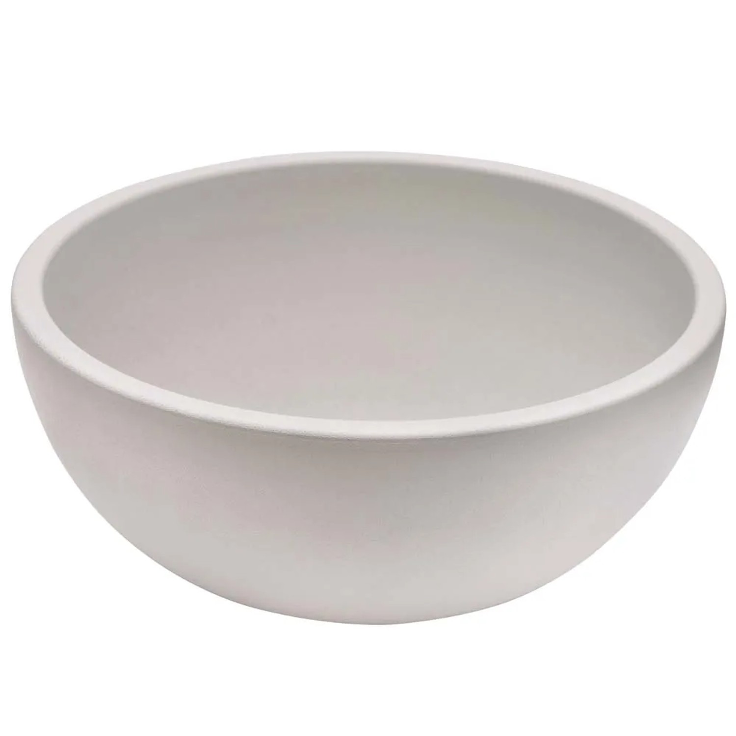 Ceramik osłonka ceramiczna misa biała stone śr. 30 cm