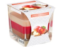 Świeca zapachowa w szkle jabłko - cynamon