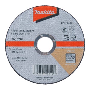 Tarcza tnąca Makita 115 mm do szlifierek kątowych, akcesorium do obróbki metalu.