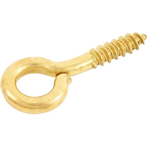 Hak zamknięty mosiądz 2,8x16mm 6szt