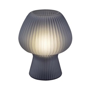 t.b.t. lampa stołowa, dekoracyjna lampa ze żłobioną powierzchnią.