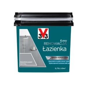 t.b.t. Farba do łazienki w wiadrze, kolor: Szlachetny popiel SATYNA