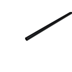 Zbliżenie czarnej rury PPR t.b.t.