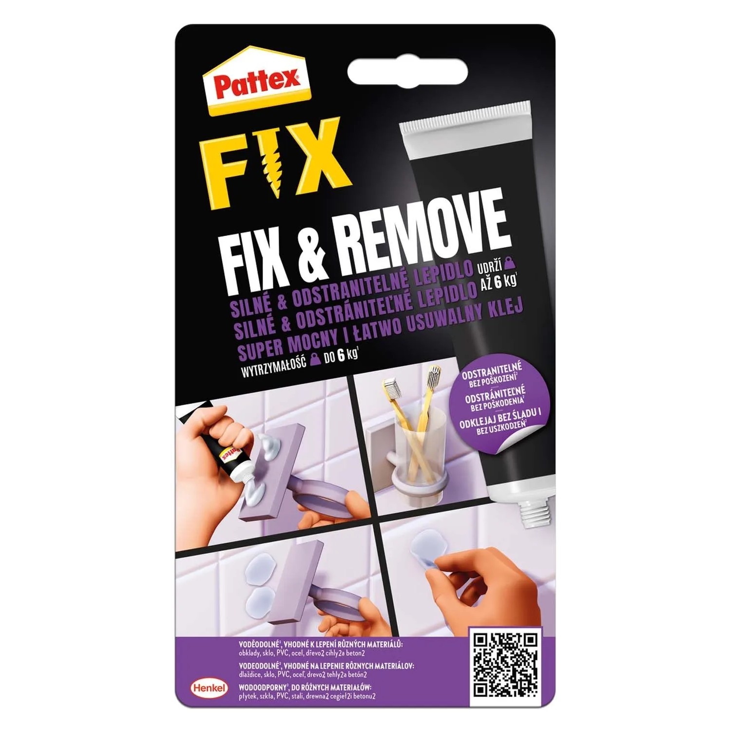 Klej Pattex Fix & Remove 44g