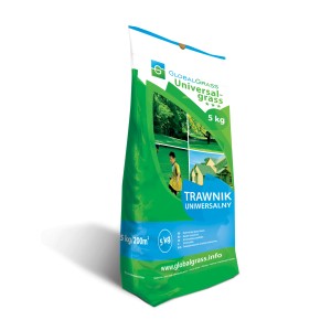 Worek uniwersalnej trawy, 5 kg, dla gęstego, zielonego trawnika.