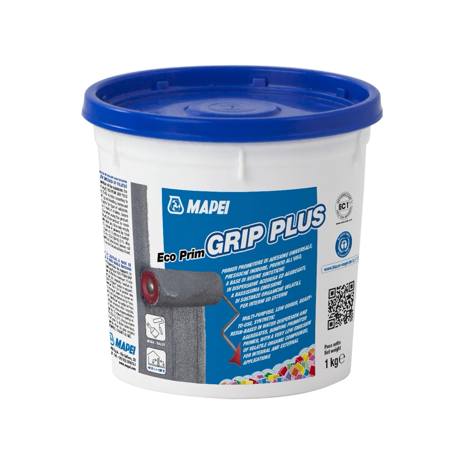 Фото - Ґрунтовка Mapei Grunt Eco Prim Grip Plus 1 kg 