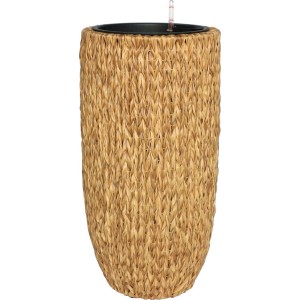 Doniczka t.b.t. z włókna naturalnego do użytku wewnętrznego.