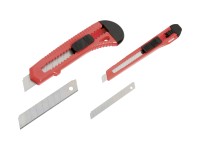 Zestaw noży z ostrzami łamanymi 4-częściowy Zestaw noży z ostrzami łamanymi 4-częściowy