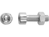 LUX-TOOLS Śruba + nakrętka metryczna imbusowa 8x20mm 6szt