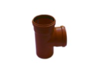Trójnik kanalizacji 110/110 mm 87 st.