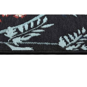 Indavo Dywan BORNEO kwiaty 133 x 190 cm niebieskie