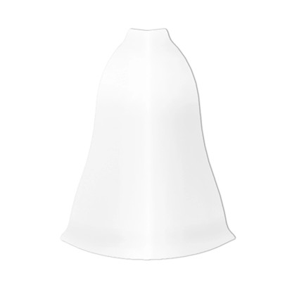 Narożnik zewnętrzny do listwy LM55 biały mat 55 mm x 48,5 mm