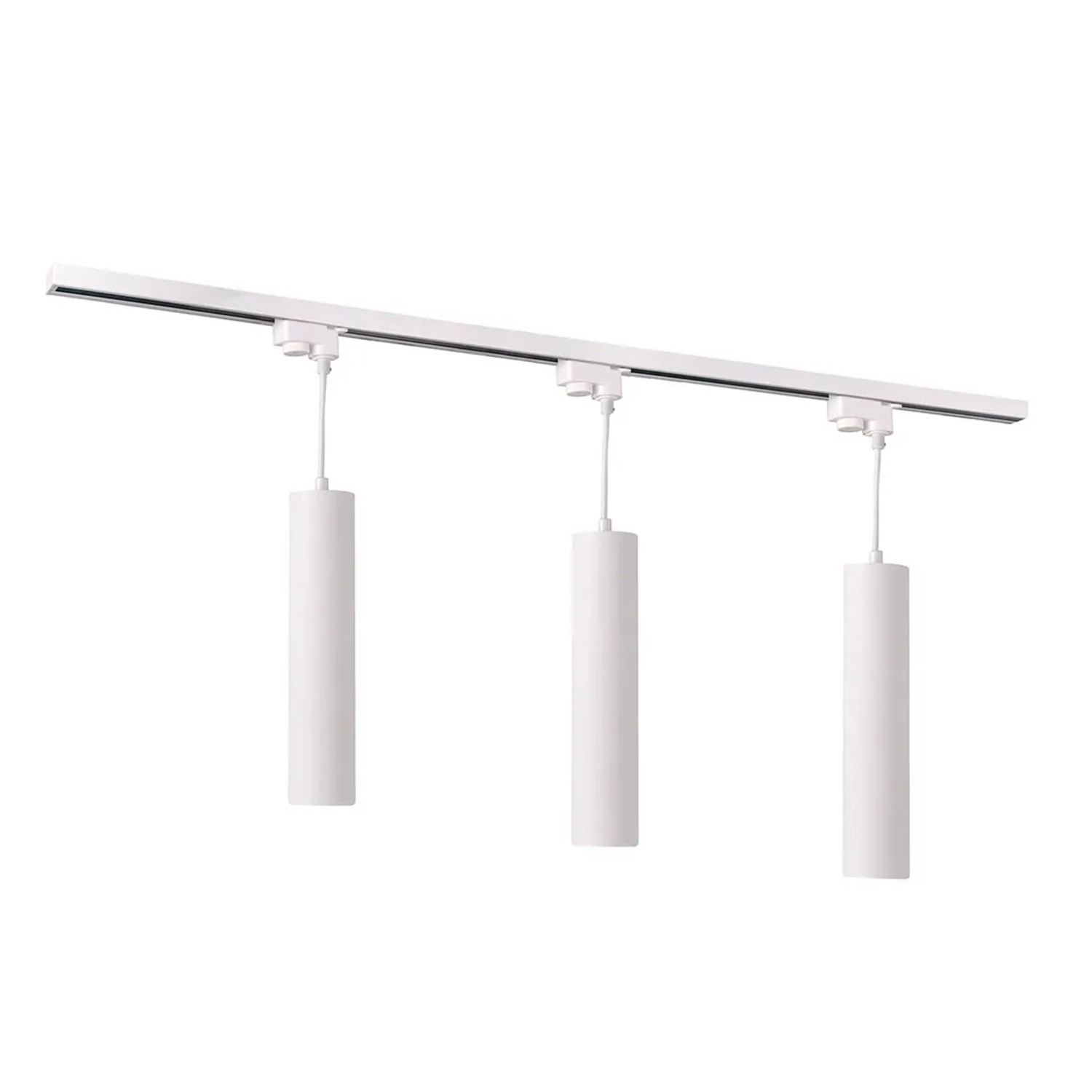 Lampa szynowa Maribel 3-punktowa 125cm aluminiowa biała