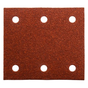Papier ścierny Makita, 102x114 mm, ziarnistość 60, zestaw 10 sztuk do szlifowania.