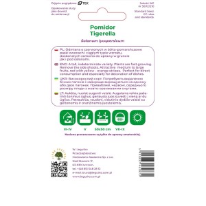 Legutko Pomidor Tigerella czerwony 0,2g