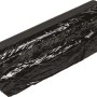 Czarna folia stretch LUX, 120 m x 0,5 m, do zabezpieczania podczas transportu i przeprowadzki.