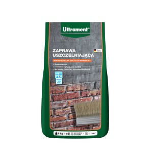 Worek zaprawy uszczelniającej Ultrament: Mineralne uszczelnienie do studni i basenów. Izolacja wodoodporna, mrozoodporna.