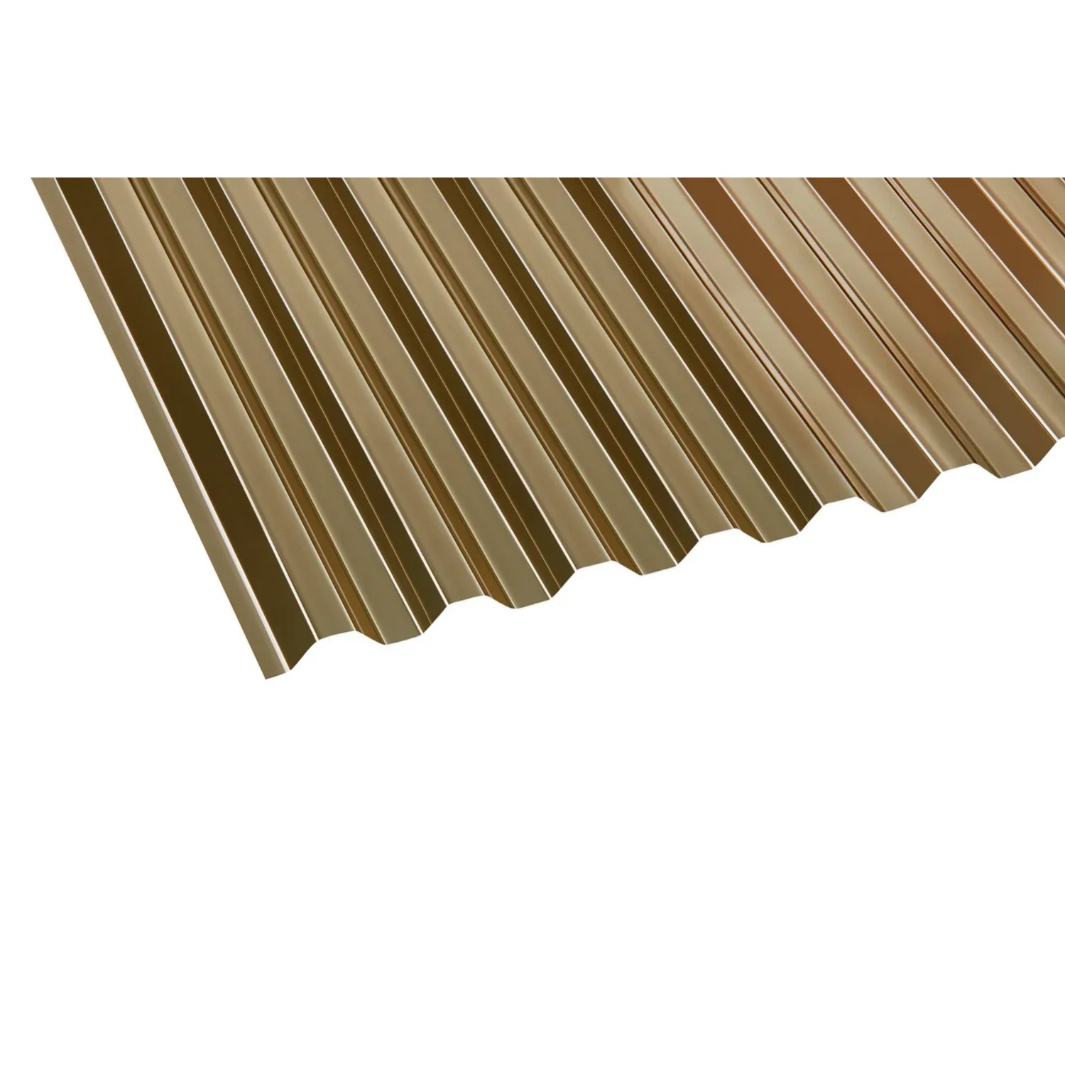 Gutta Płyta PET trapez brązowa 2000x900 mm