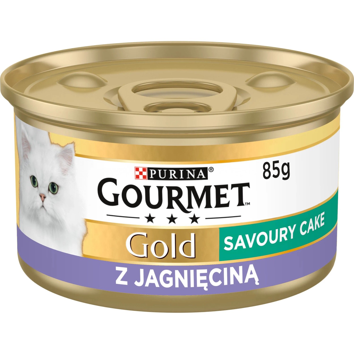 Gourmet Gold Savoury Cake jagnięcina i zielona fasola - mokra karma dla kota - 85 g