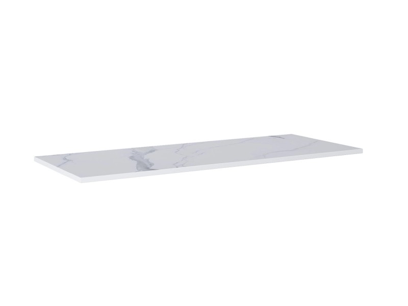 Blat marmur Calacatta white matt 140 x 49,4 x 2 cm