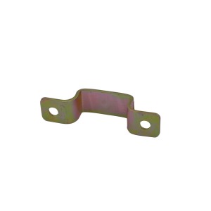 Żółty ocynkowany zaczep rygla, 30x14 mm, do mebli i na zewnątrz.