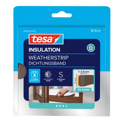 Tesa Uszczelka I-profile 9mm x 6m brązowa