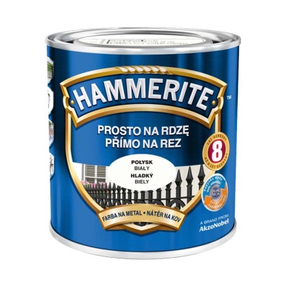 Hammerite Emalia antykorozyjna biały połysk 700 ml