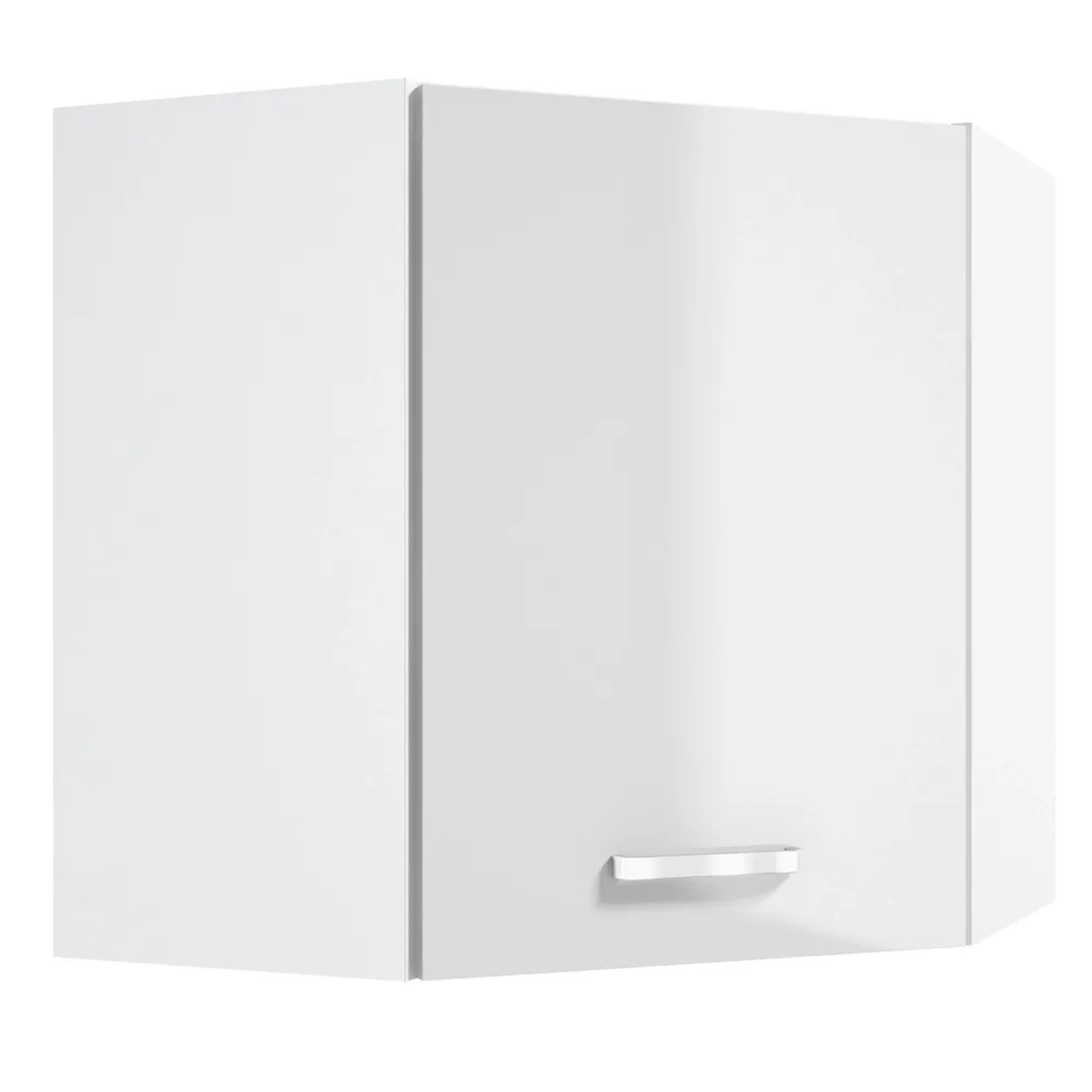 Defra Szafka kuchenna górna narożna NAPOLI biel/chrom 60 cm