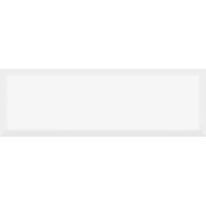 Biała płytka ścienna t.b.t. w formacie poziomym.