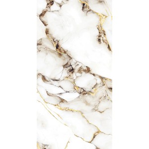 Gres szkliwiony Aqua Beige Gold Carving 60 x 120 cm