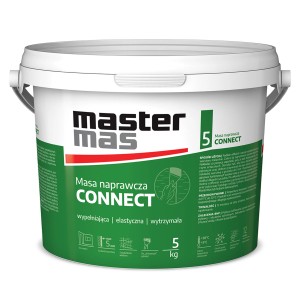 Wiadro masy naprawczej Master Mas Connect, wypełniacz do płyt gipsowo-kartonowych, 5 kg.