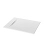 Invena Brodzik Alvero struktura kamienia biały 110x90x2,6 cm
