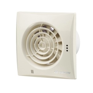 Beżowy wentylator wyciągowy do montażu na ścianie, kategoria: Wywietrzniki zewnętrzne.