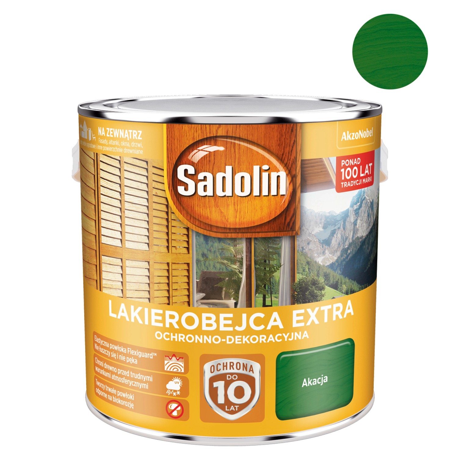 Zdjęcia - Lakiery i lazury Sadolin Lakierobejca Extra akacja 2,5 l 