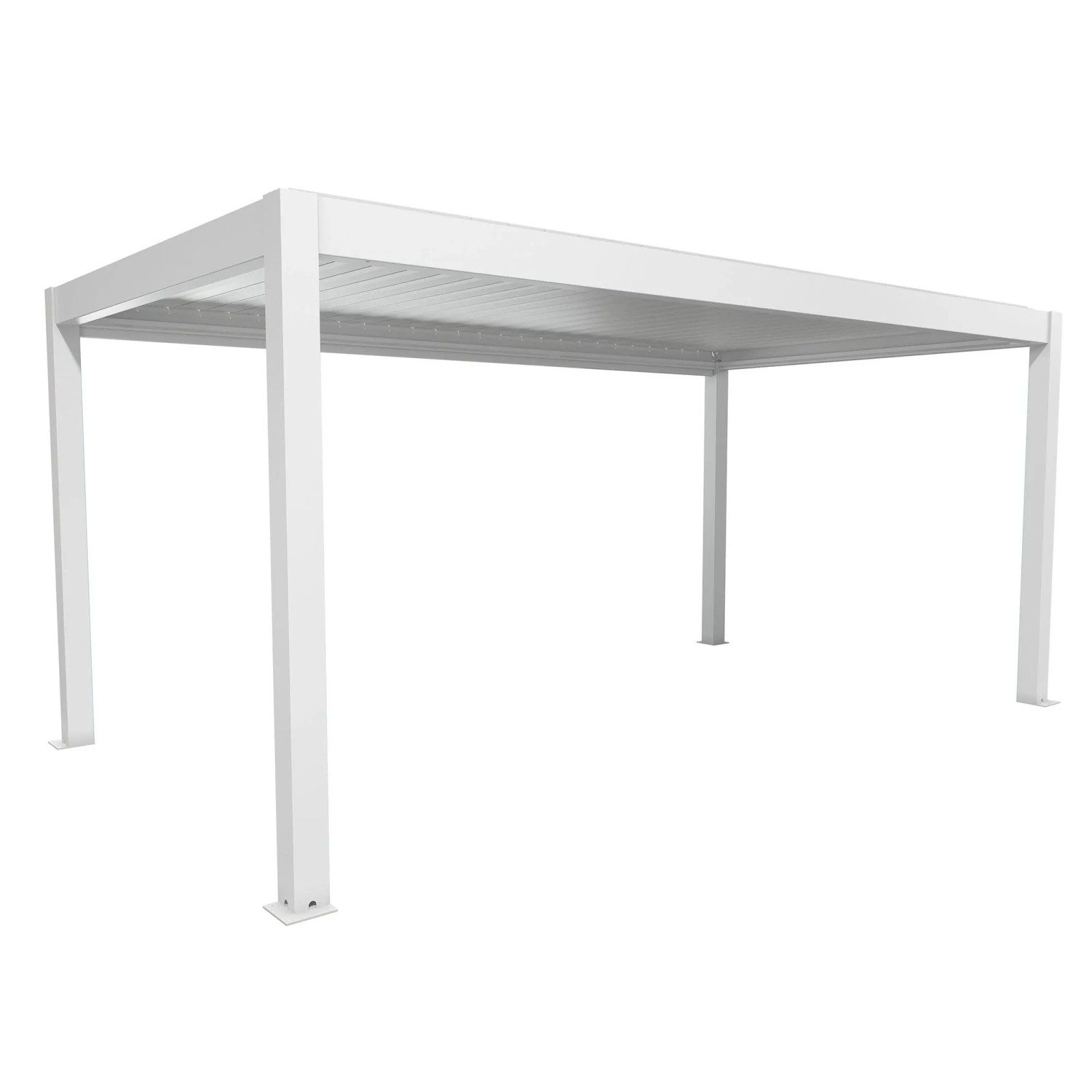 Biohort Pergola 5,5 m x 3 m Biało-Srebrna