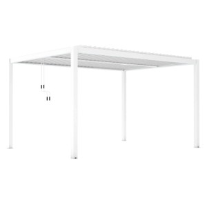 Pergola LUXE LED biała - 3 x 4 x 2,5 m