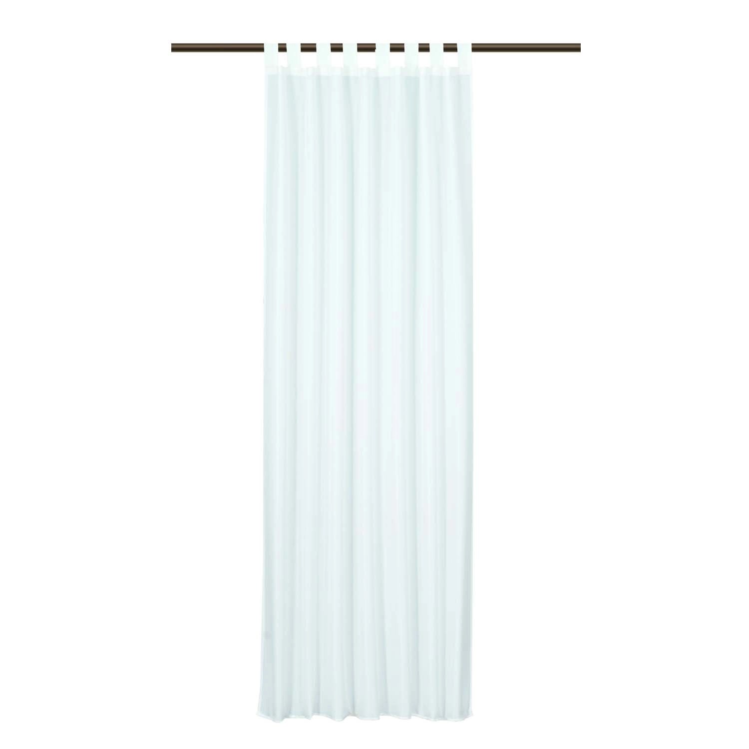 Zasłona tarasowa wodoodporna TERRA na szelkach 140x250 cm biała