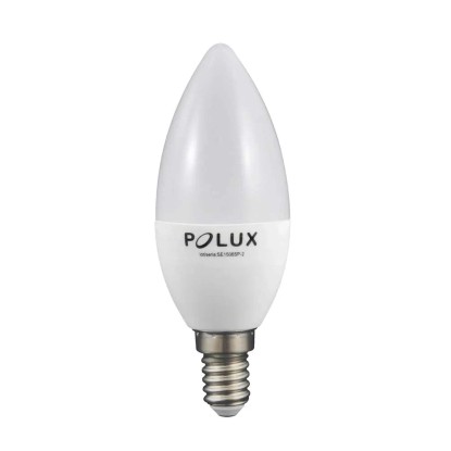 Polux Żarówka Platinum świeczka LED 6,3 W E14