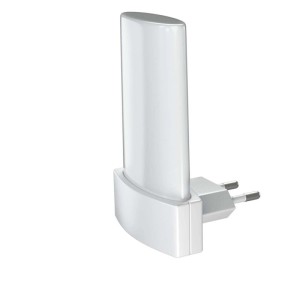Biała lampka nocna LED Osram Lunetta Shine z wtyczką EU. Nowoczesne światło wtykowe z kolorem RGB.