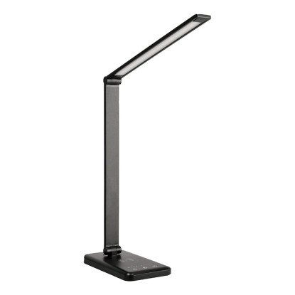 Lampka biurkowa LED BELGRAD z ładowarką indukcyjną 5W 3000-6000K 400lm czarna