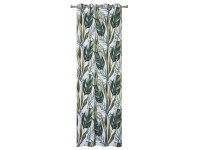 Zasłona FIJI na przelotkach 140 cm x 260 cm biała Zasłona FIJI na przelotkach 140 cm x 260 cm biała