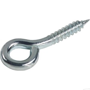 t.b.t. Hak ścienny, metalowy, oczko wkręcane