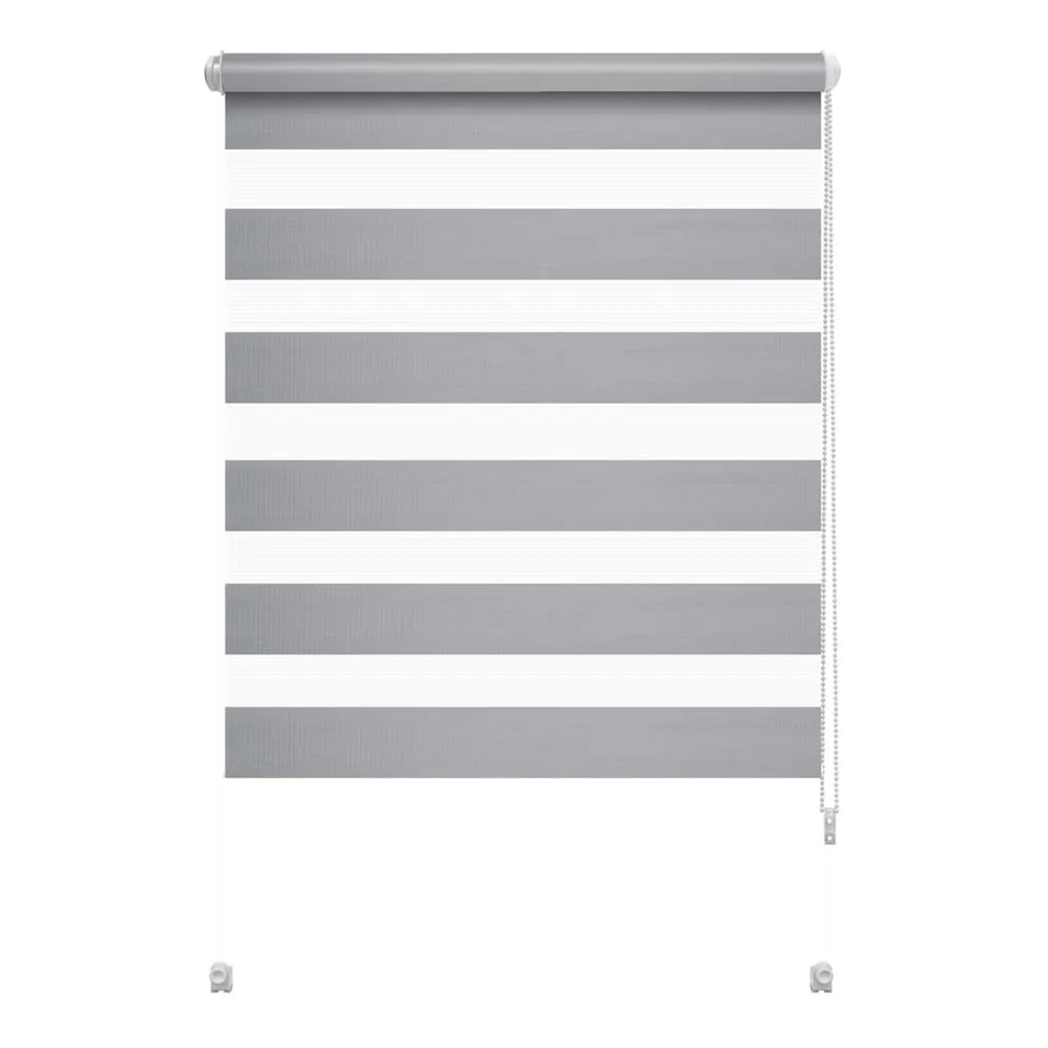 Mini roleta SMART Dzień/noc jasno szara 105 cm x 140 cm