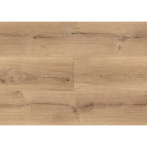 Jasne panele podłogowe laminowane t.b.t. z efektem drewna.