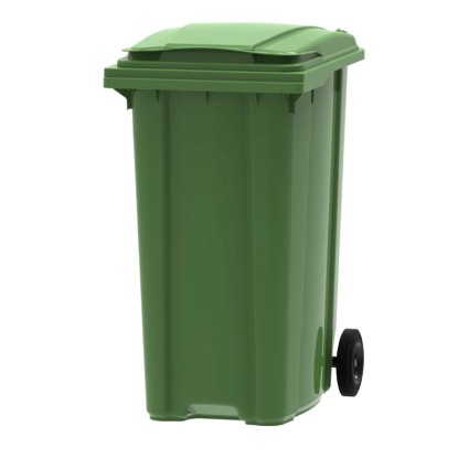 Pojemnik zielony na odpady szklane - 360 l