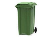 Pojemnik zielony na odpady szklane - 360 l