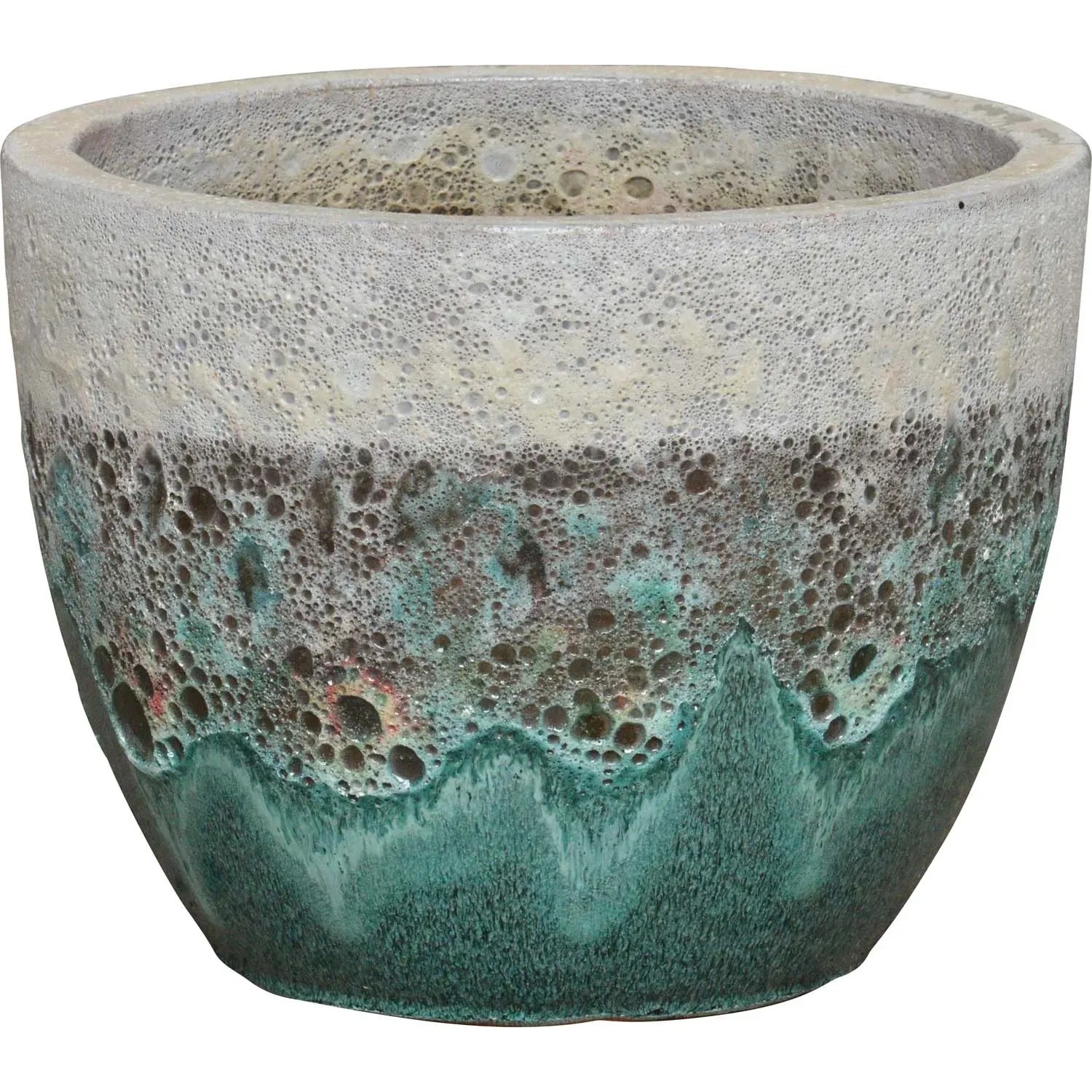 Donica Grenada zielona - śr. 24 cm