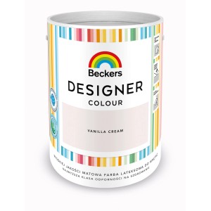 Puszka z farbą do ścian Beckers Designer Colour Vanilla Cream.