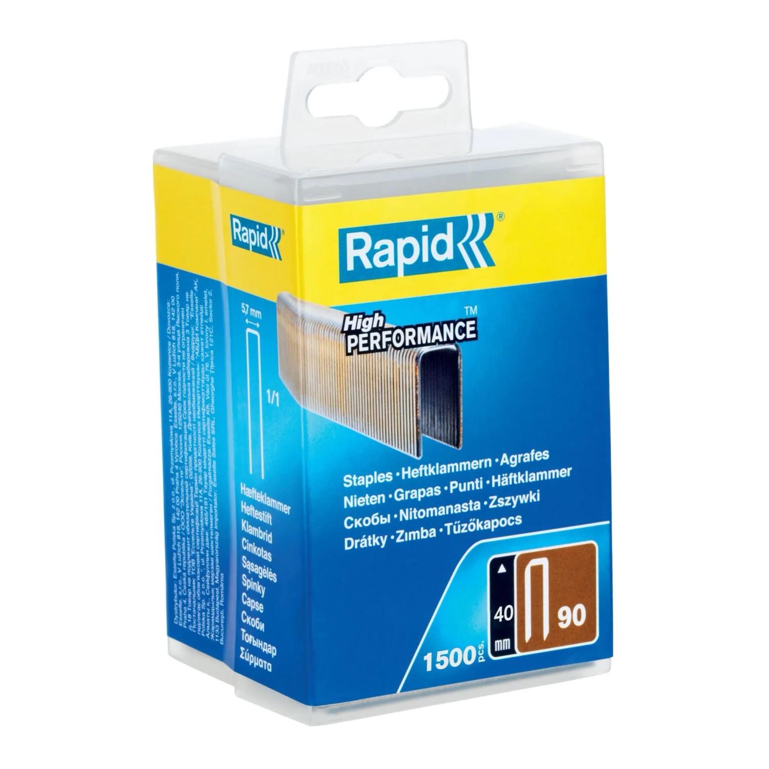 Rapid Zszywki 90/40 mm - 1500 szt.